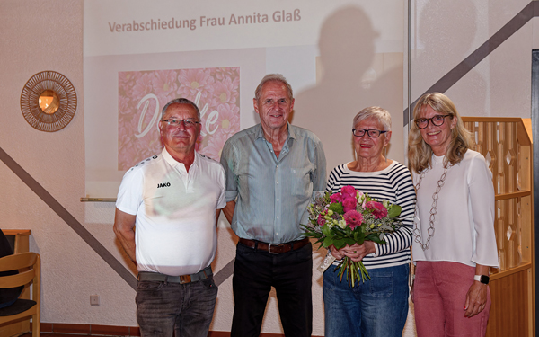 Verabschiedung von Annita Glaß Verabschiedung von Annita Glaß